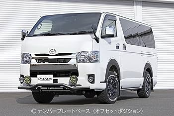 ハイエース用JAOSフロントスキッドバーBK/BK新品 JAOS フロントスキッドバー ブラック/ブラック ハイエース 200系